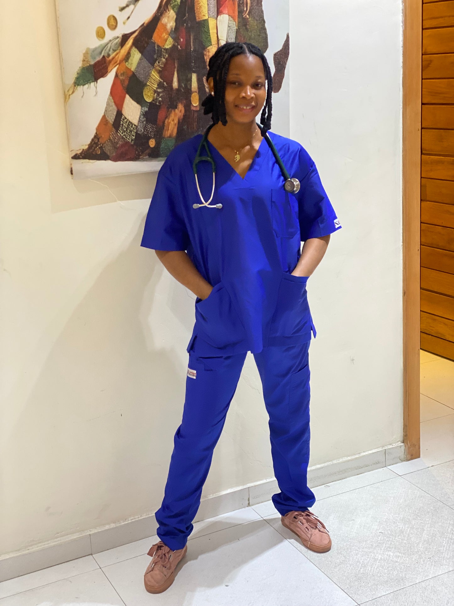 Monochrome Full Scrub Royal Blue