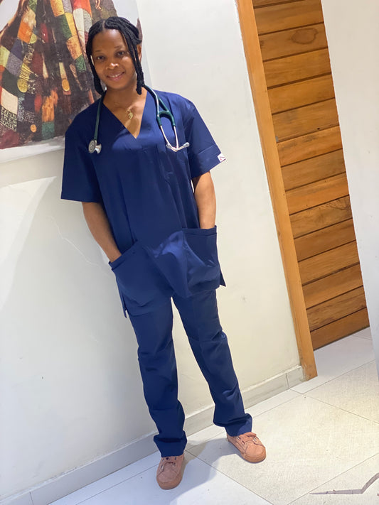 Monochrome Full Scrub Blue