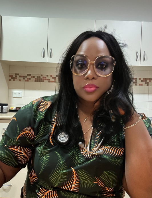 Green feathers Scrubs