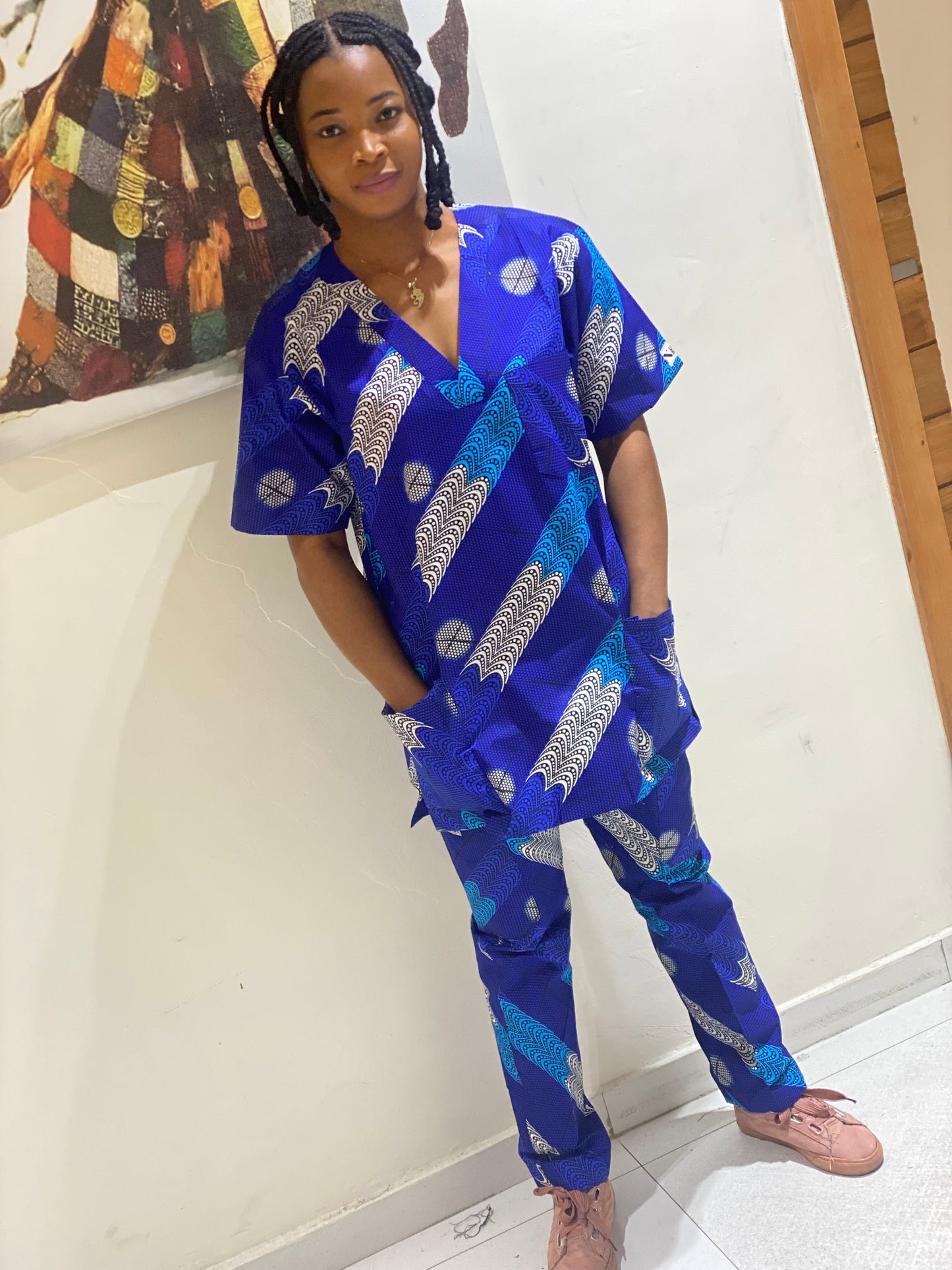 Blue Wire Scrubs