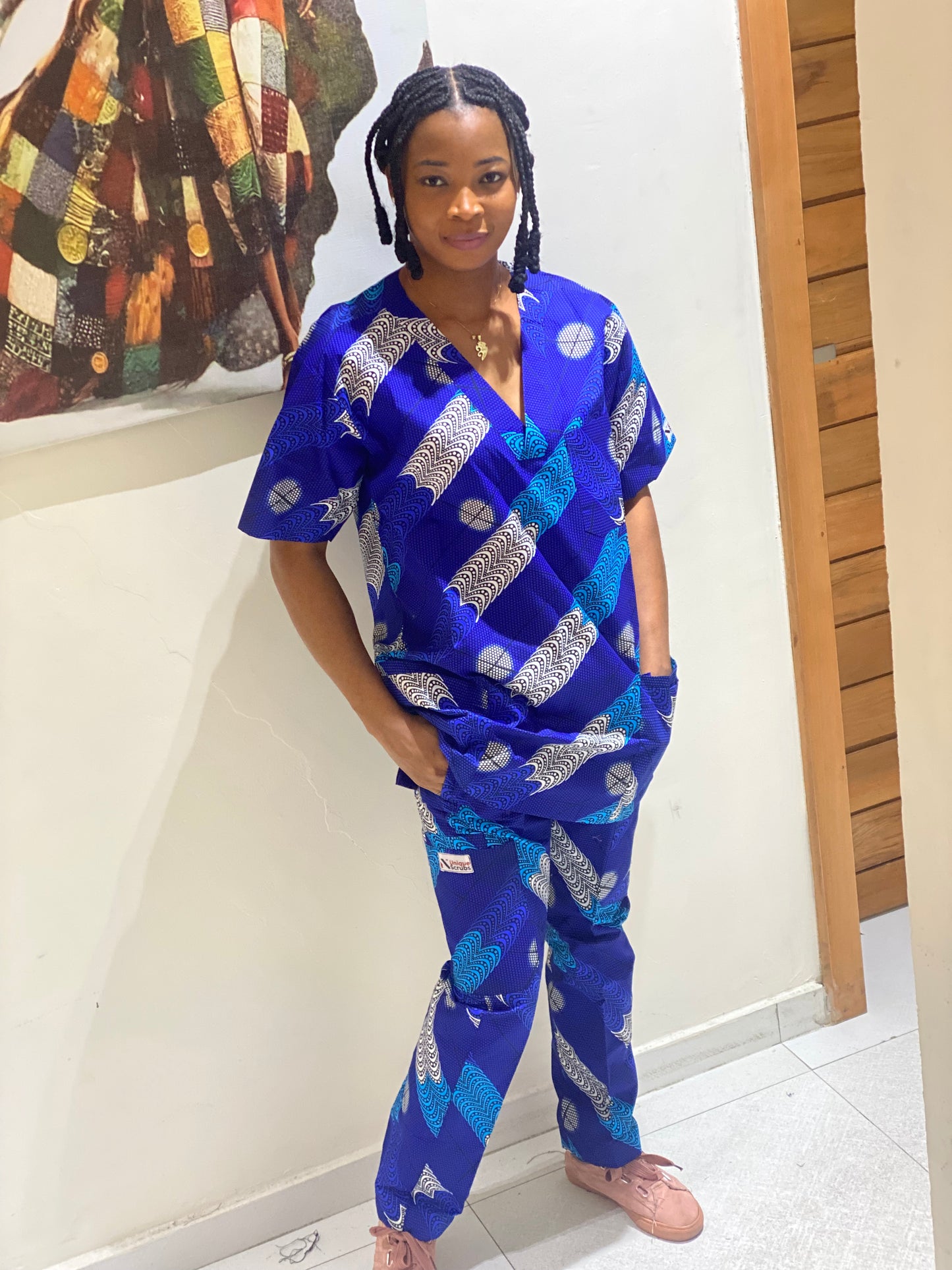 Blue Wire Scrubs