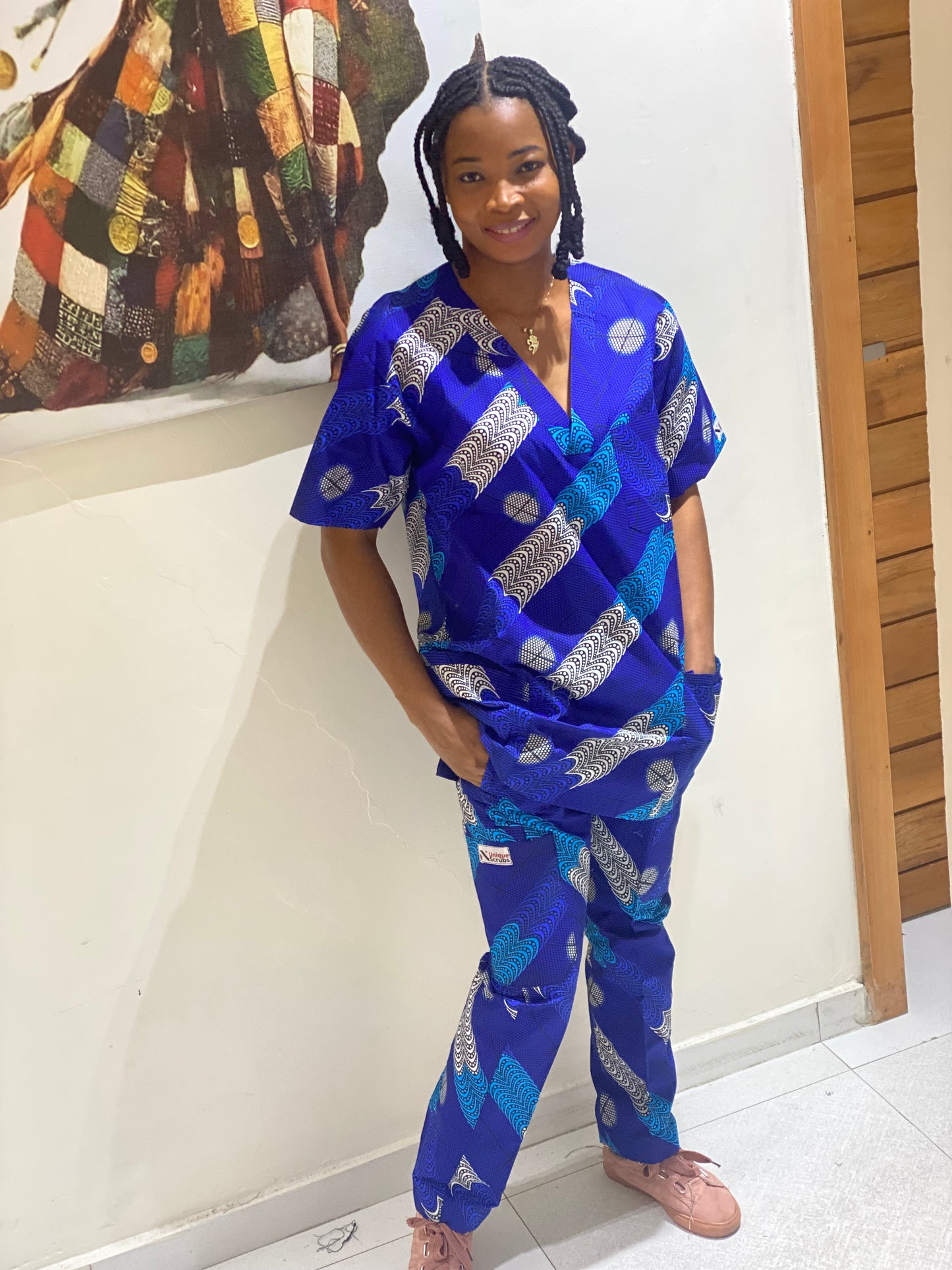 Blue Wire Scrubs