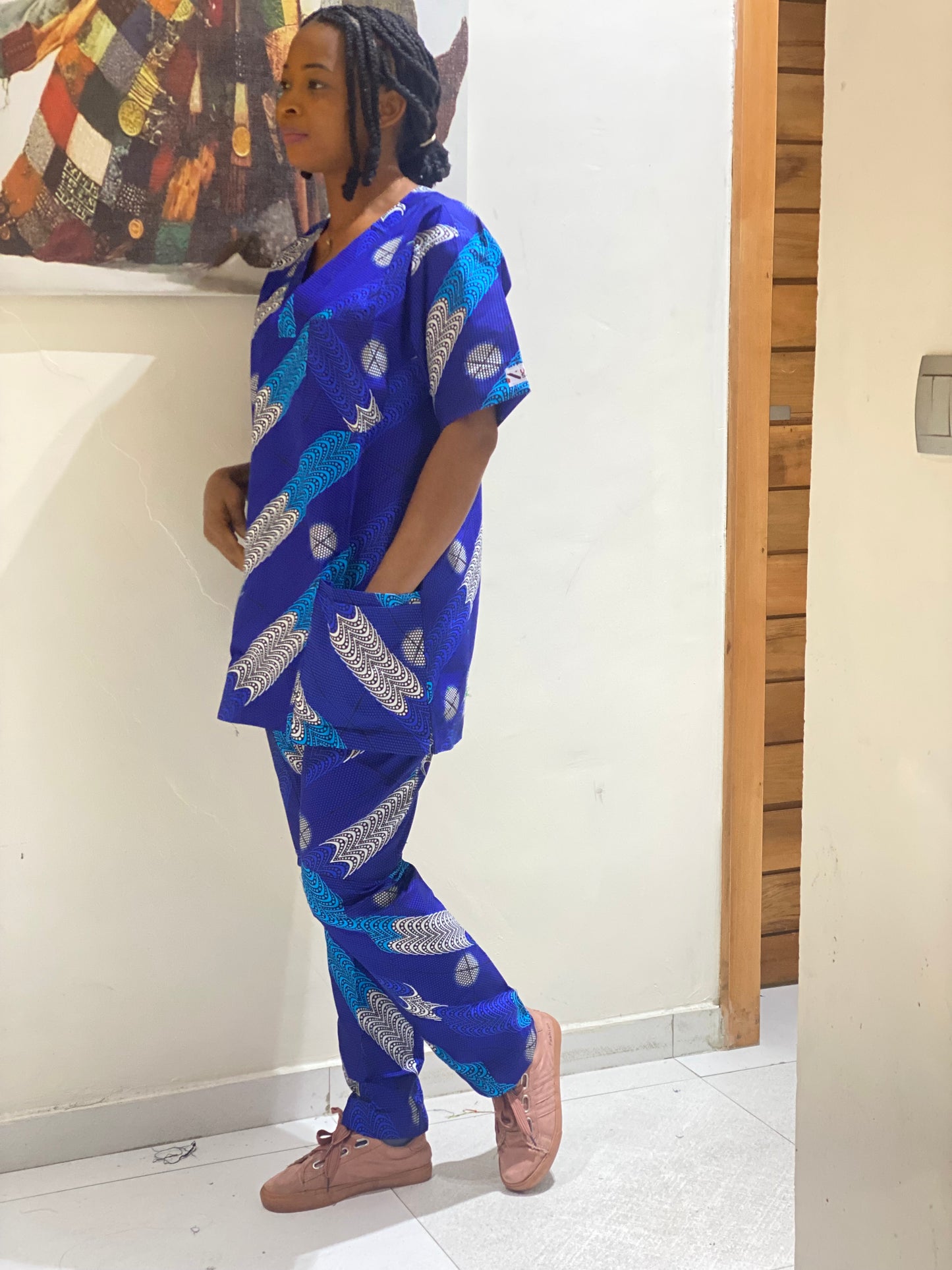 Blue Wire Scrubs