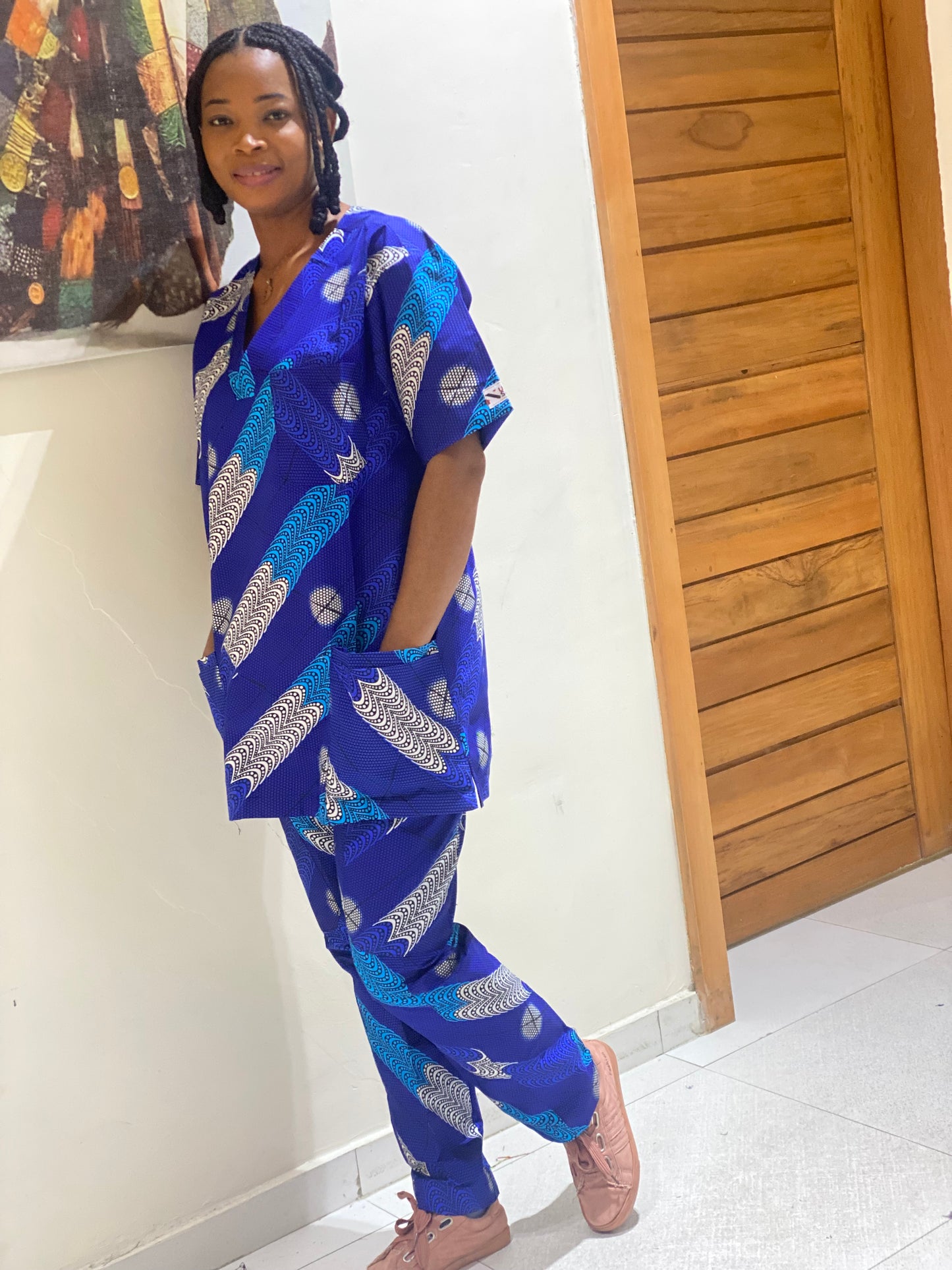 Blue Wire Scrubs