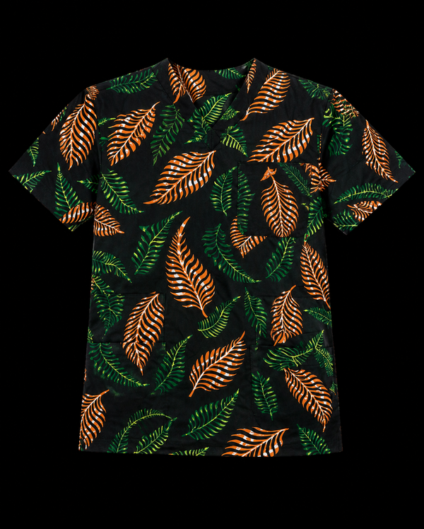 Brown feathers Top