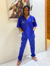 Monochrome Full Scrub Royal  Blue
