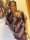 Brown Wire Scrub Top