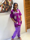 Purple Cone  Scrubs