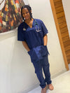 Monochrome Full Scrub Blue