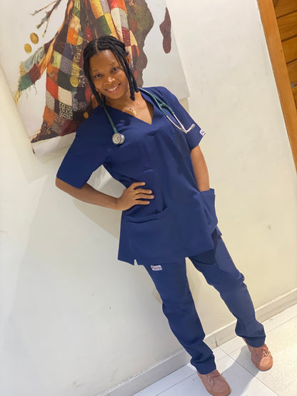 Monochrome Full Scrub Blue