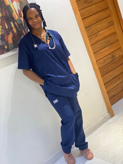 Monochrome Full Scrub Blue