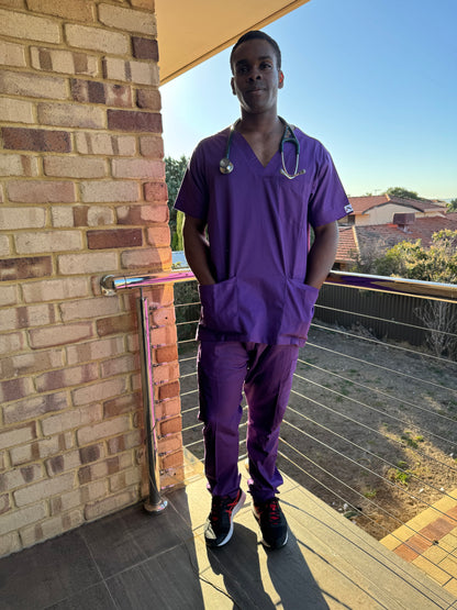 Monochrome Full Scrub Purple