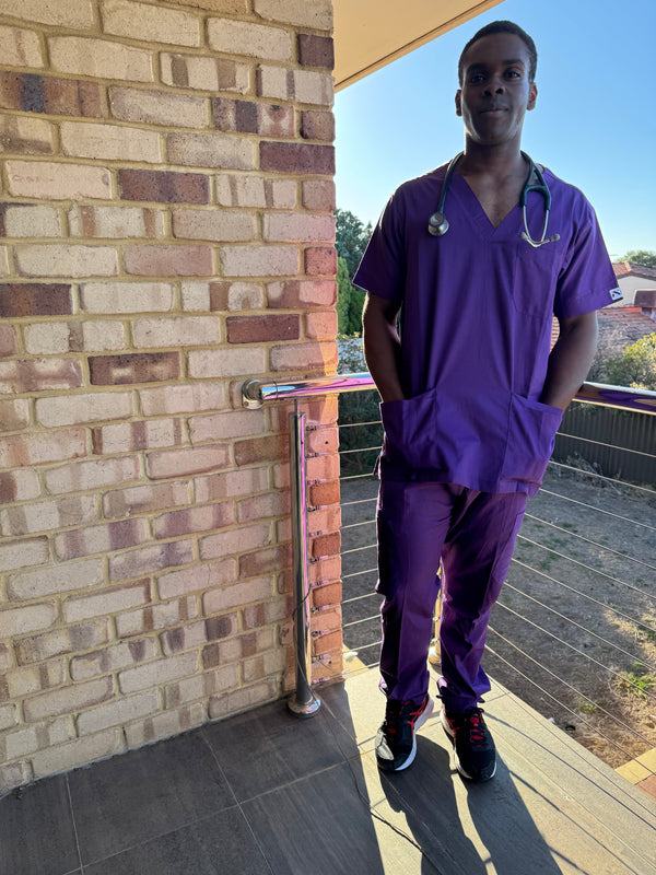Monochrome Full Scrub Purple