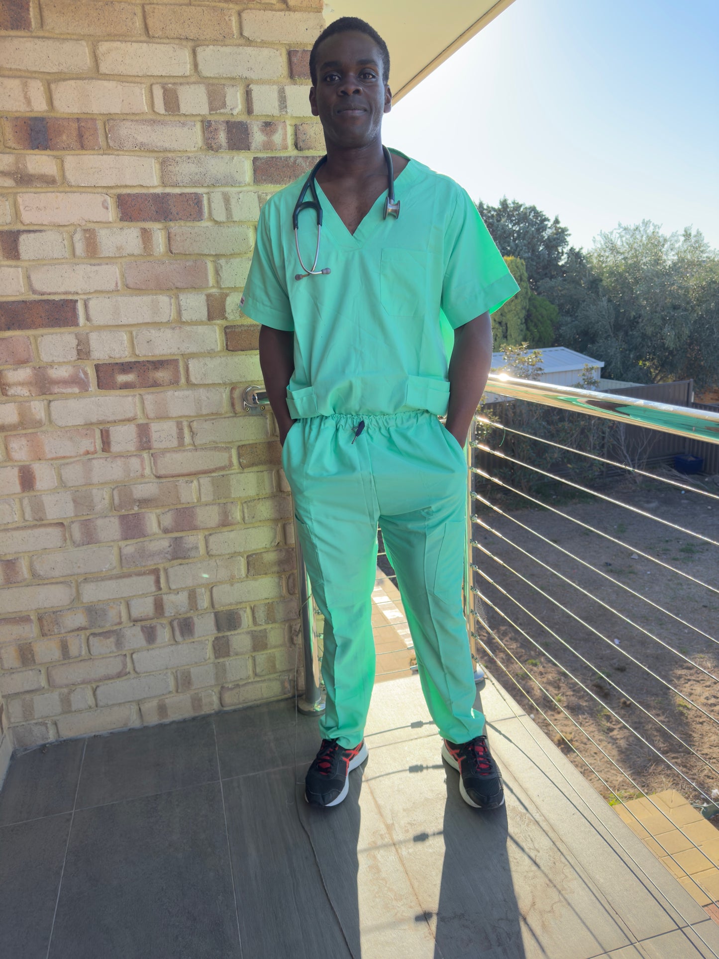 Monochrome Full Scrub Mint green