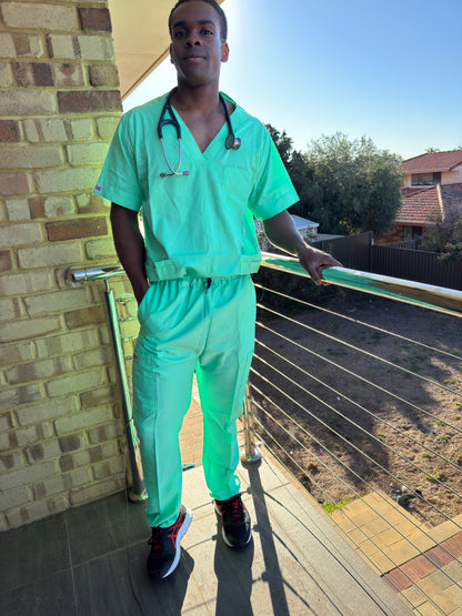 Monochrome Full Scrub Mint green