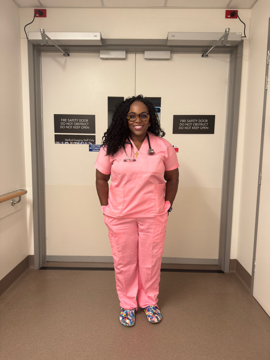 Pink full set scrubs