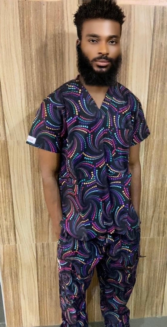 Multicoloured spiral set