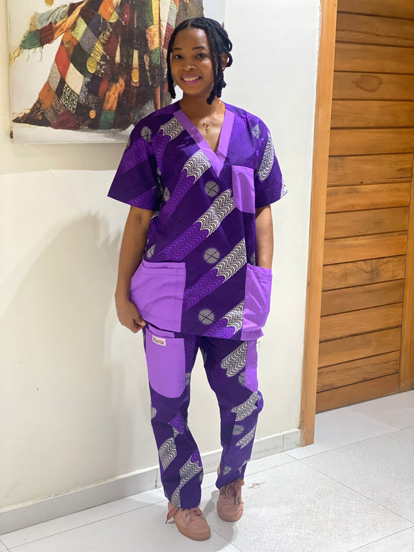 Purple wire Scrubs
