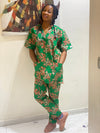 Green Peach Leaf Scrubs