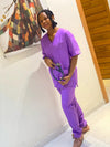 Monochrome Scrub Top