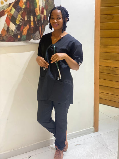 Monochrome Scrub Bottom